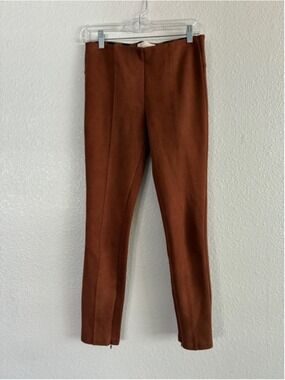 Anthropologie Faux Suede stretch leggings